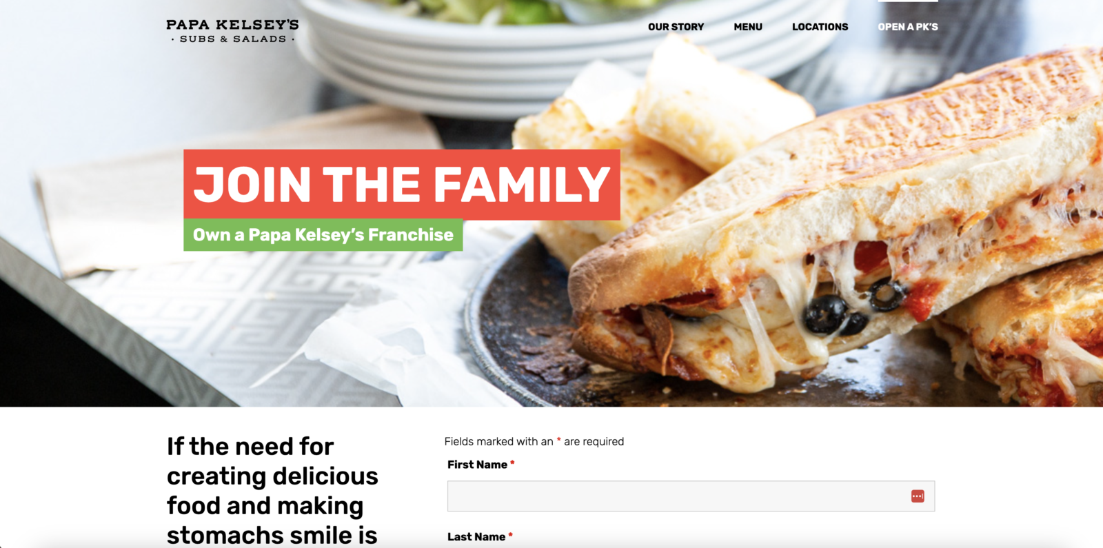 Papa Kelseys Web - Open a PK's